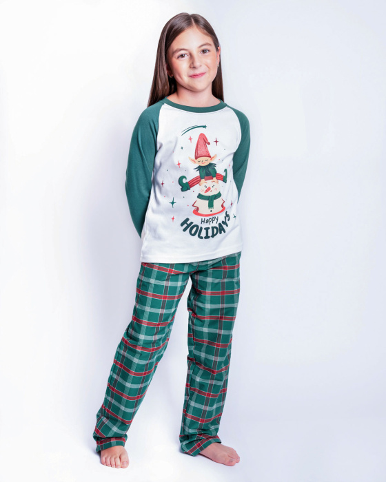 Pijama Navideña de Niña con...