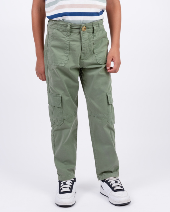 Pantalón de Gabardina Cargo
