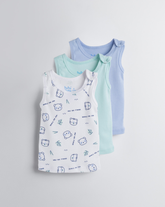 Pack 3 Camiseta sin Manga