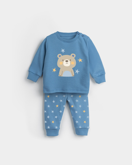 Pijama Camiseta Manga Larga...