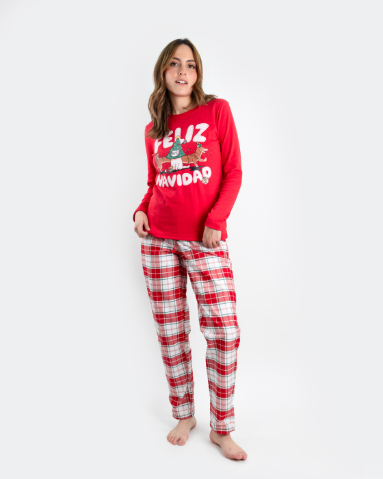 Pijama Navideña Buzo -...