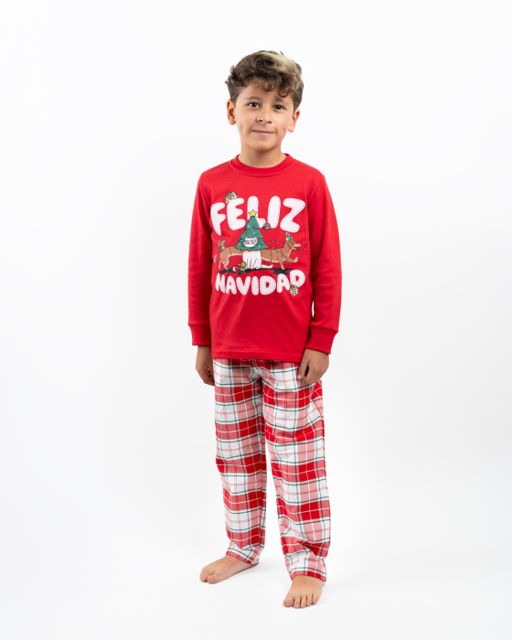 Pijama Navideña Buzo -...