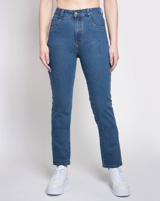 Pantalón Clásico Cintura Alta