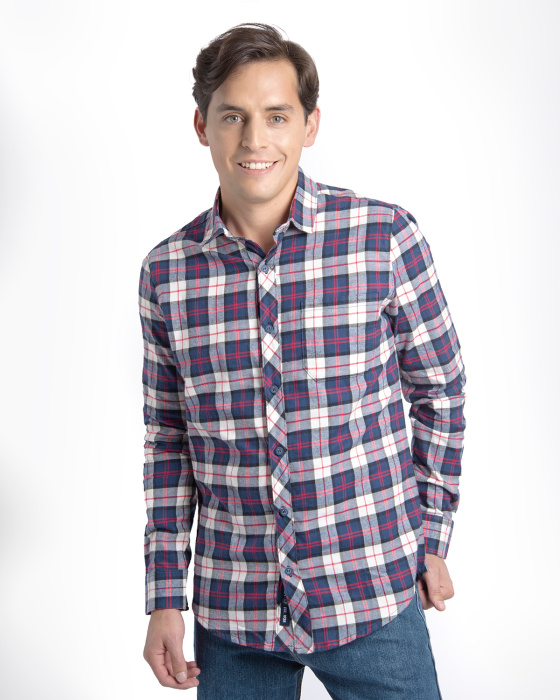 Camisa de Franela Manga Larga