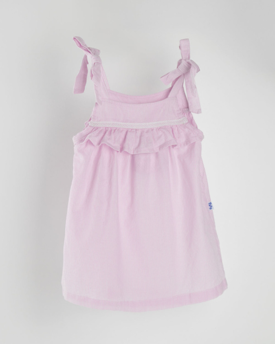 Vestido con Popelina Estampada