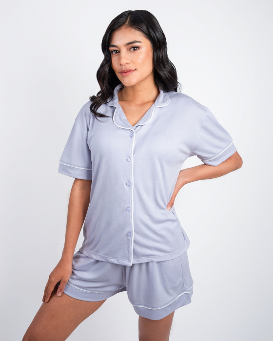Pijama Camiseta Manga Larga...