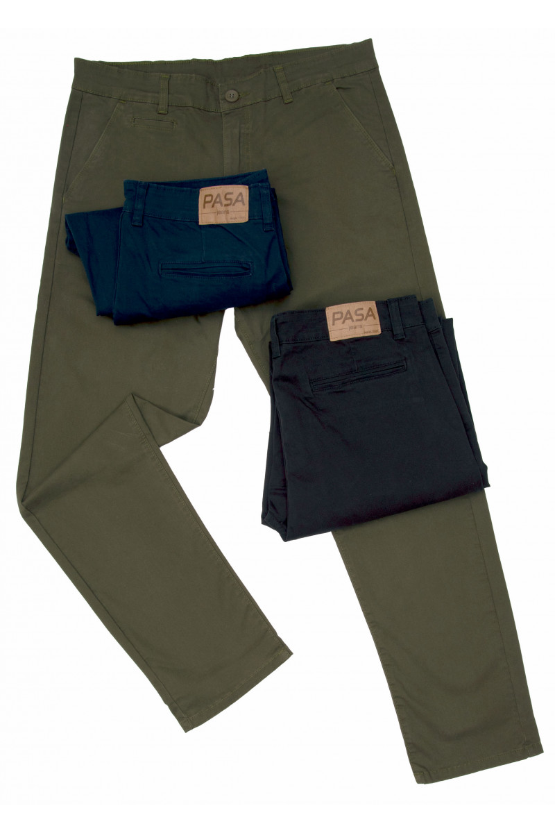 Pantalon tela gabardina hombre deals