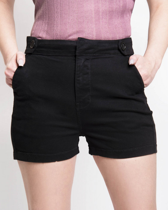 Short Cintura Gabardina