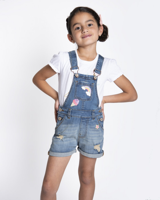 Overol Corto Denim